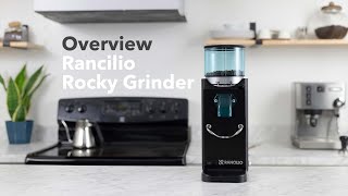 Video Overview  Rancilio Rocky Espresso Grinder [upl. by Fauman]