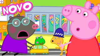 Peppa Pig Português Brasil  Fuga da Prisão de Brinquedos  NOVO Contos da Peppa Pig [upl. by Stevy]