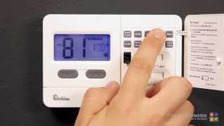 Programming Your Robert Shaw Thermostat [upl. by Trumann706]