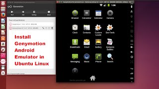 How to Install Genymotion Android Emulator in Ubuntu Linux [upl. by Eliza]