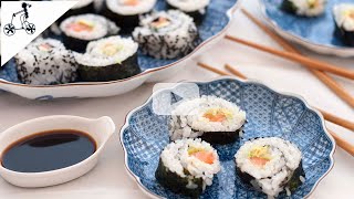 Maki and Uramaki Sushi Recipes for Beginners [upl. by Junieta]