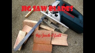 JIG SAW BLADES  A MUST HAVE JIGSAW BLADES  BLADES FOR WOOD METAL CERAMICS [upl. by Medorra]