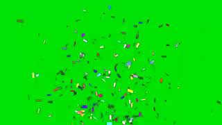 Confetti  Green Screen No Copyright [upl. by Buhler796]