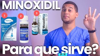 MINOXIDIL PARA QUE SIRVE  3 COSAS [upl. by Napoleon]