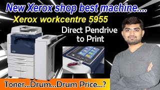 Xerox Workcentre 5955 full details  Best xerox for new shop [upl. by Retloc473]