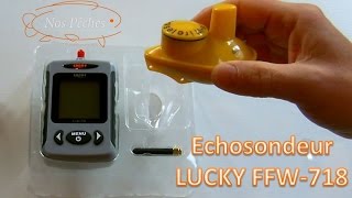 Echosondeur LUCKY FFW718  Tutoriel de montage et de présentation [upl. by Huda]