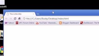 XHTML and CSS Tutorial  2  Creating our First Webpage [upl. by Niobe513]