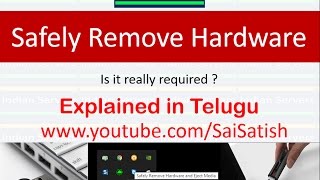 Why Safely Remove Hardware Required [upl. by Atterahs]