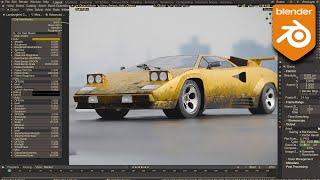 Free Procedural Blender Car Paint Shader Dirt Rust Leaks and Many More [upl. by Trumaine]