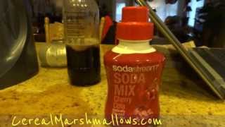 Coke Machine SodaStream Cherry Cola How To DIY Making Soda Video Review Taste Tes [upl. by Savadove233]