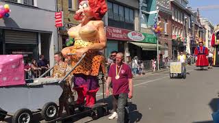 Carnavalstoet Willebroek 2019  reuzen Willebroek  Oostmalle  Steendorp  Rupelmonde [upl. by Brookner]