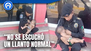 Policía amamanta a bebé en Guerrero tenía 2 días sin comer bien [upl. by Ehrenberg]