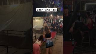 Beer Pong Nights in Goa backpackingindia goa beerpong fails [upl. by Anihtyc965]