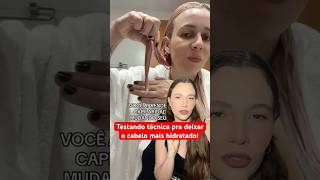 🔥testando a técnica viral CAPILARIDADE para ajudar no frizz hidratação capilar hidrataçãocapilar [upl. by Rekoob]