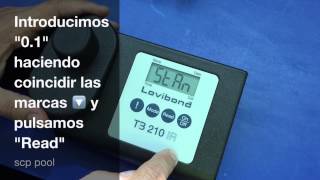 Calibración inicial Turbidimetro para piscina Turbicheck [upl. by Nnalorac]