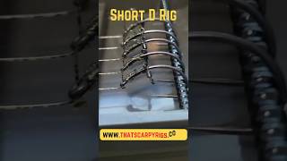 CAMO Short D Rig  Anti Tangle Carp Rig carpfishing carprigs carp fishingvideo fishing [upl. by Ferri165]