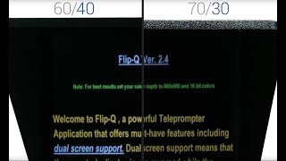 6040 vs 7030 Beamsplitter Glass Teleprompter  PrompterPeople [upl. by Llenoil691]