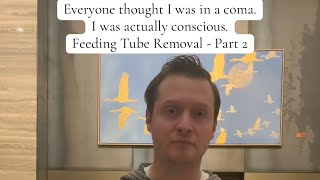 Feeding Tube Removal Part 2 [upl. by Meikah]