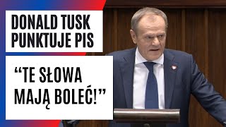 Tusk wszedł na mównicę i się ZACZĘŁO OSTRO punktował PiS MOCNE wystąpienie premiera  FAKTPL [upl. by Dilisio]