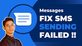 How to Fix SMS Sending Failed   EASY FIX [upl. by Nylireg]