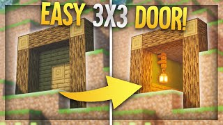 How to Make a 3x3 PISTON DOOR in Minecraft 116 Twoway Easy [upl. by Hyacinthe]