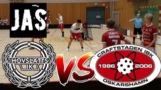 Highlights quotJASquot Hovslätts IK Craftstadens IBK Innebandy [upl. by Dnomso]