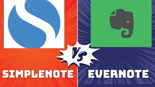 Simplenote vs Evernote 2023 Review [upl. by Zobe]