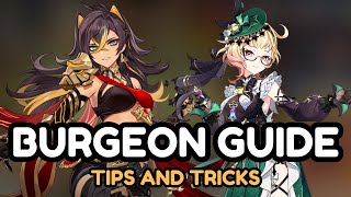 How to play BURGEON  Genshin Impact [upl. by Akiemahs]