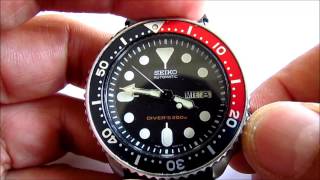 Seiko Scuba Divers Mens wristwatch automatic 200M [upl. by Colwin]