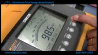 007Fluke 1550B Megohmmeter  Validation Calibration Operationmp4 [upl. by Labotsirhc]