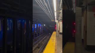 MTA NYC Subway Rockaway Pkwy Bound R143 L Train Arrives and Departs 3rd Ave nycsubway nycmta [upl. by Llenyar286]