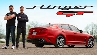 2022 Kia Stinger GT Quick Review  New Badge Who Dis [upl. by Etteragram]