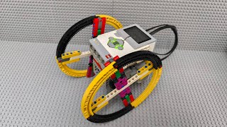 Huge Wheels Lego Mindstorm EV3 Car Robot Design Steps houseofrobots lego legorobotics [upl. by Iret]