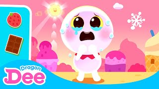 Help Baby ice cream is crying  Snack Game For Kids  Dragon Dee Games for Children [upl. by Aryc]