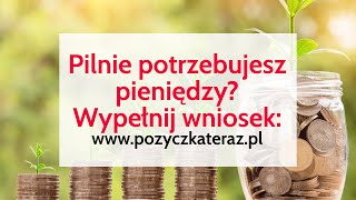 Chcesz szybko pożyczyć pieniądze Weź pożyczkę już teraz  wwwpozyczkaterazpl  Pozyczka [upl. by Sanez]