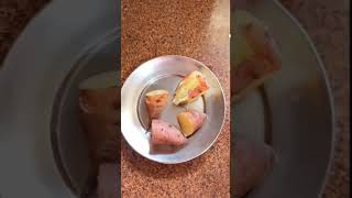 Sweet potato recipe 😋 quick and easy breakfast idea shortvideo trendingshorts recipe [upl. by Ailil]