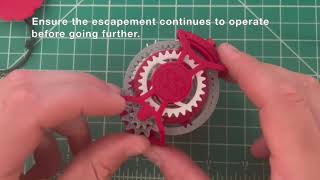 3D Printed Mini TriaxialTourbillon Assembly [upl. by Tremaine932]