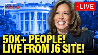 LIVE Kamala Harris Holds HISTORIC SPEECH on The ELLIPSE in DC [upl. by Jaworski346]