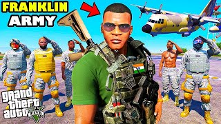 Franklin amp Shin chan Joined Army Became New ‘Army Commander’ in GTA 5 in Telugu [upl. by Ursala]