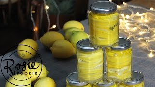 Unbelievably Easy Preserved Lemons  Rosie Foodie [upl. by Sirej]