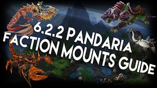 WoW 62 Gold  Mount Guide  Klaxxi August Celestials ShadoPan Golden Lotus Rep Guide [upl. by Yrtua]