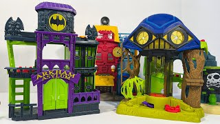 IMAGINEXT DC Playsets Houses Review  Toy review ASMR [upl. by Doro]