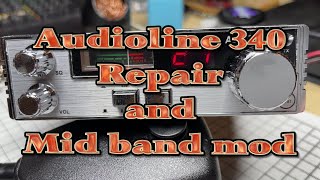 EP 049  Audioline 340 CB radio repair Mid band mod [upl. by Meaghan599]