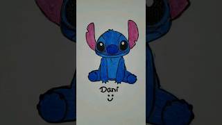 Stich fofinho desenho animado infantil pintando desenho brincadeira e jogos pra criança kids [upl. by Langdon]