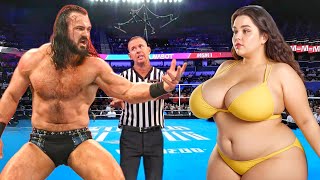 Full Match  Tamanna Bhatia vs Drew McIntyre  WWE 2K24 [upl. by Homere634]