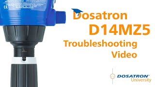 Dosatron D14MZ5 Troubleshooting Video [upl. by Naiviv]