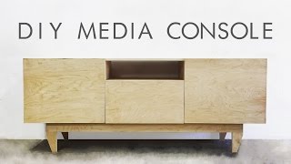 DIY MidCentury Modern Credenza  Console Table  Modern Builds  EP 48 [upl. by Larret]