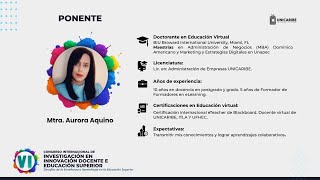 quotLas TIC y el microaprendizaje Catalizadores de las competencias en entornos digitalesquot [upl. by Brinson769]