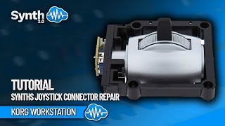 KORG JOYSTICK CONNECTOR REPAIR  TUTORIAL [upl. by Maidel]