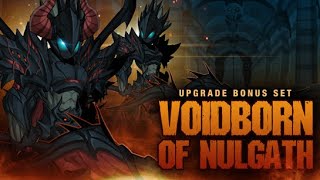 AQW  VOIDBORN OF NULGATH SET  UPGRADE BONUS SET 2020 [upl. by Ruscio]